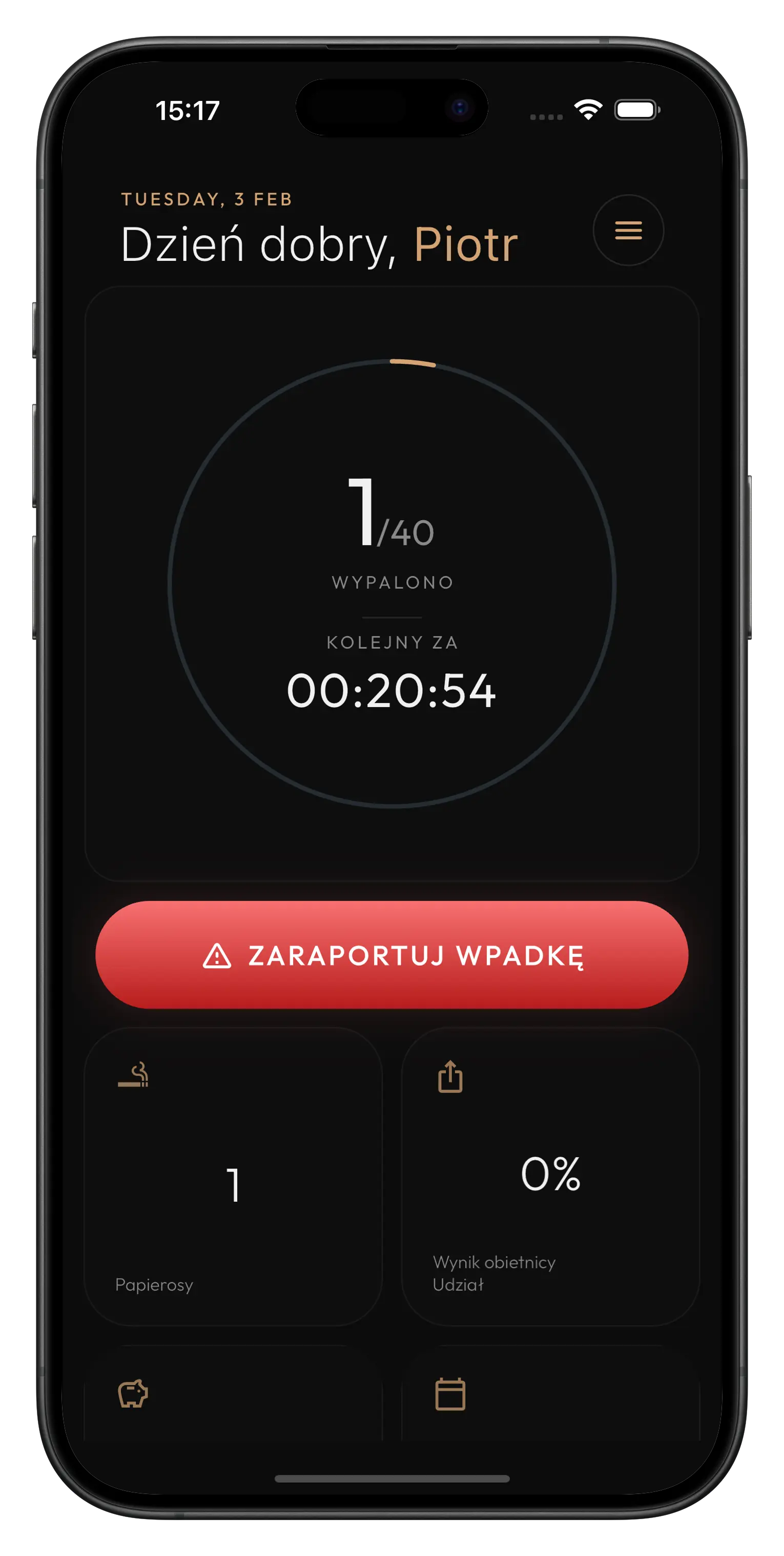 Rzuć palenie — jedna zachcianka na raz.