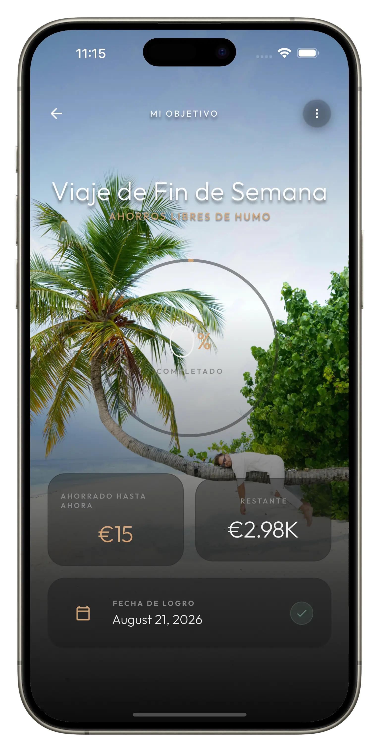 Registra tus ahorros y alcanza tus metas