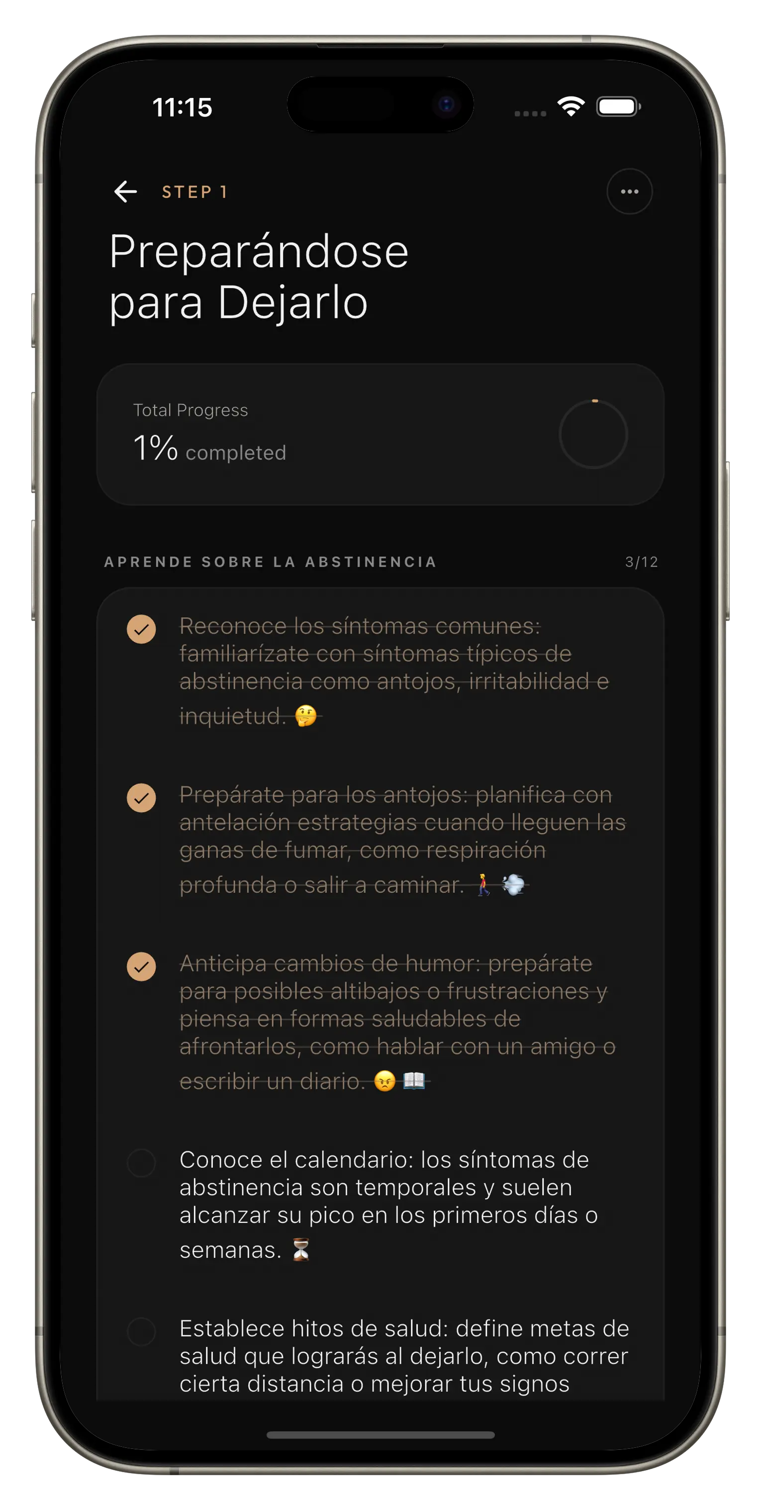 Kit para el día de dejar de fumar