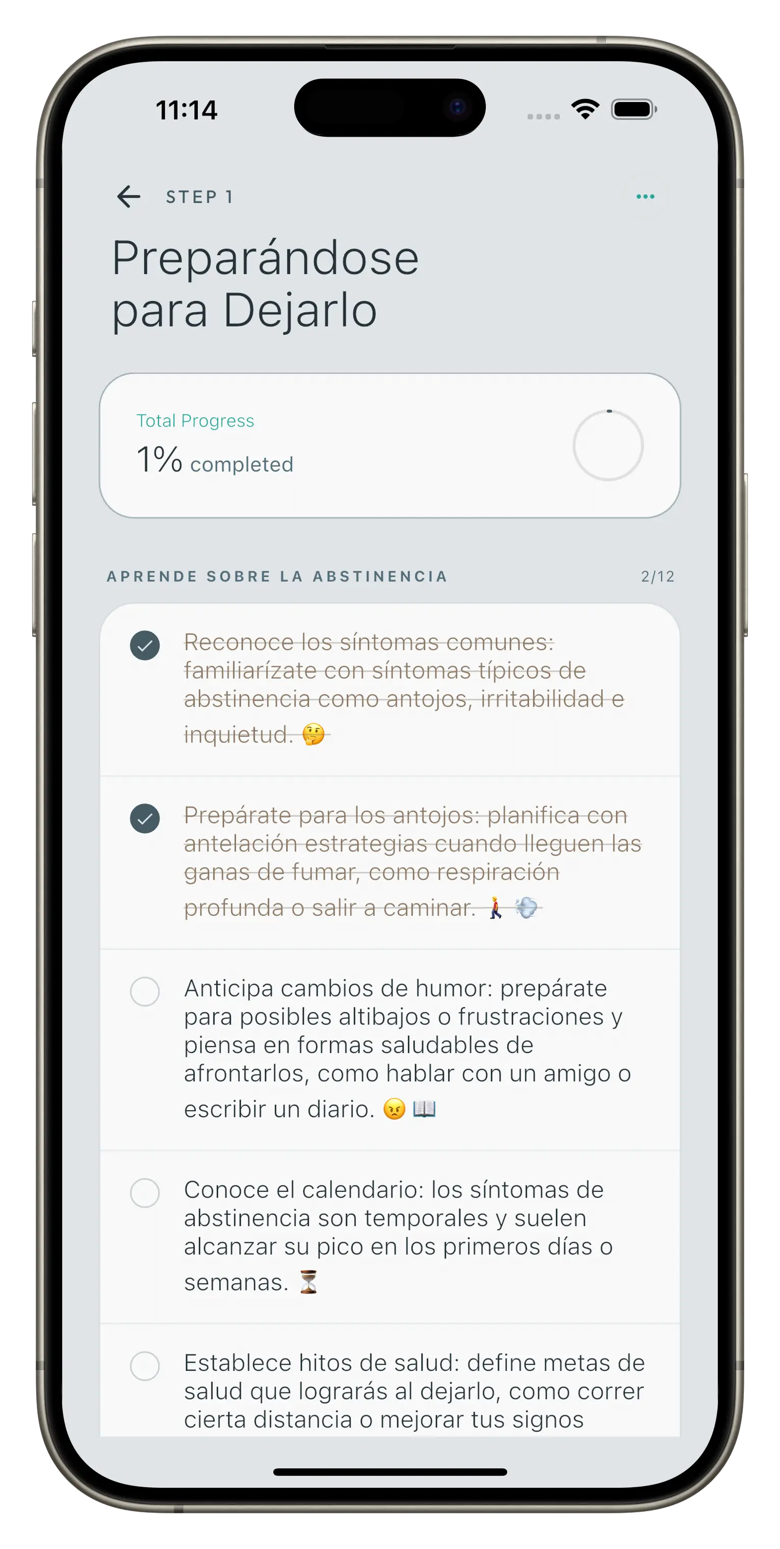Kit para el día de dejar de fumar