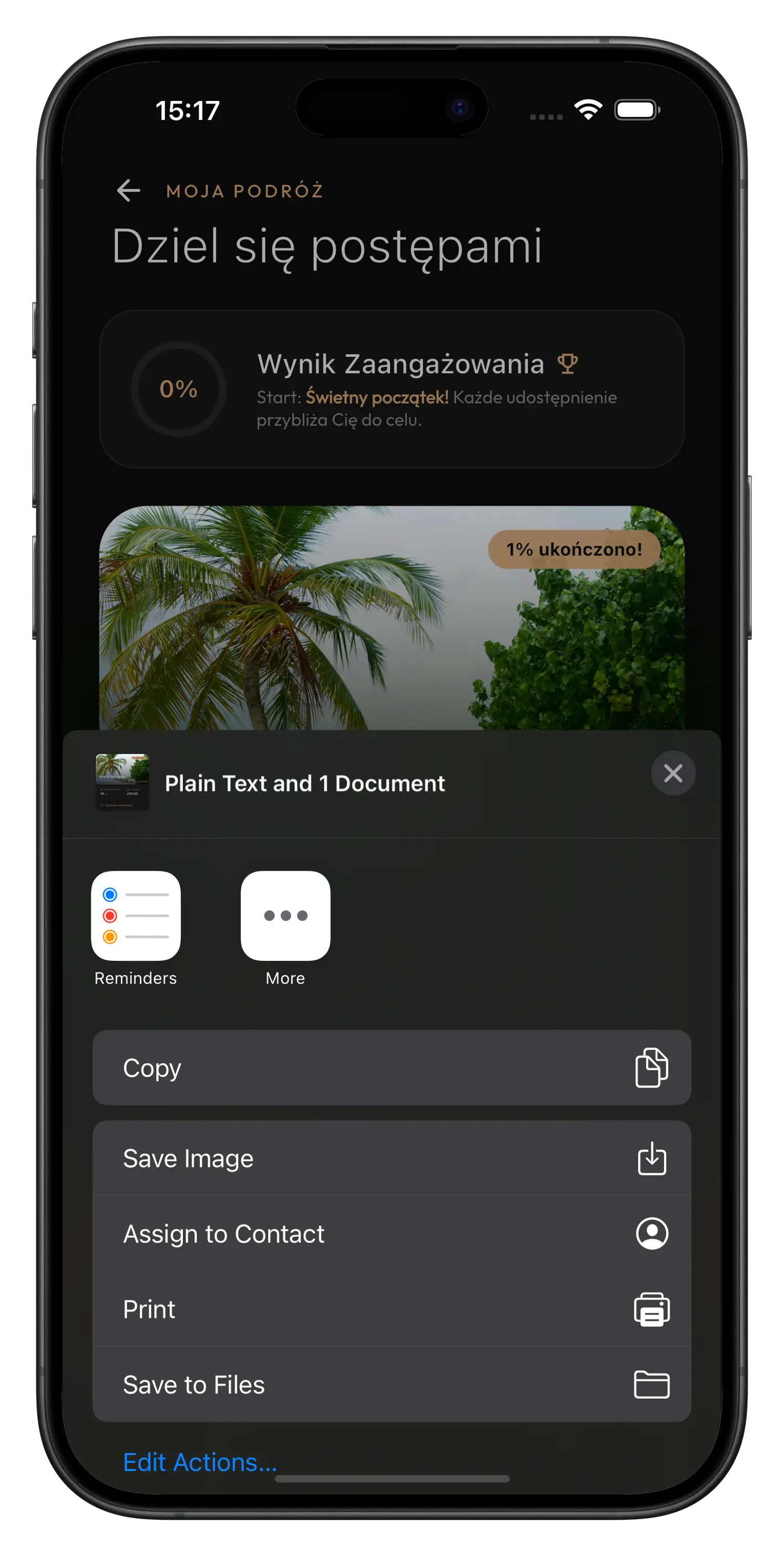 Udostępnij swoją podróż, pomnóż wsparcie