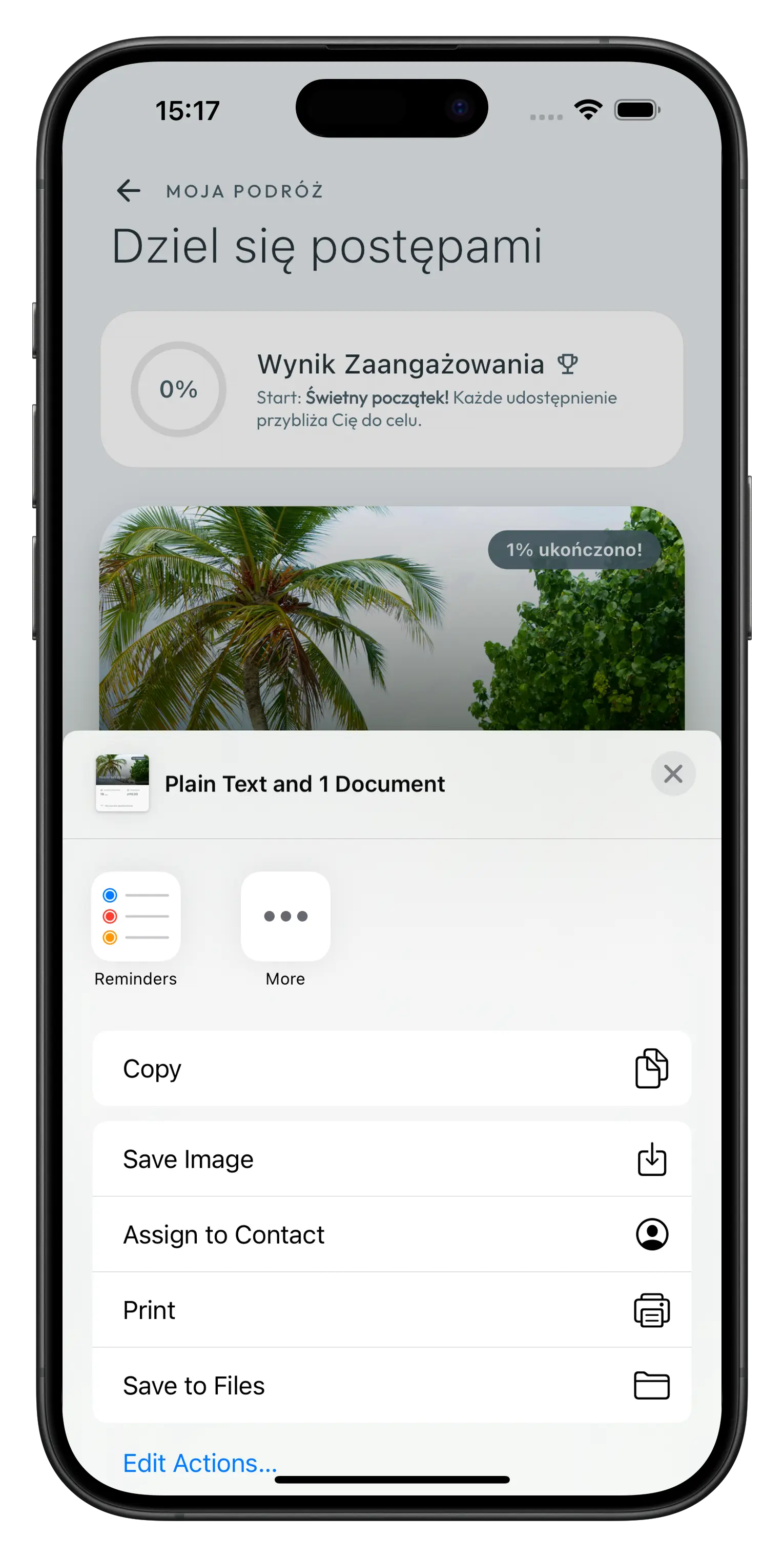 Udostępnij swoją podróż, pomnóż wsparcie