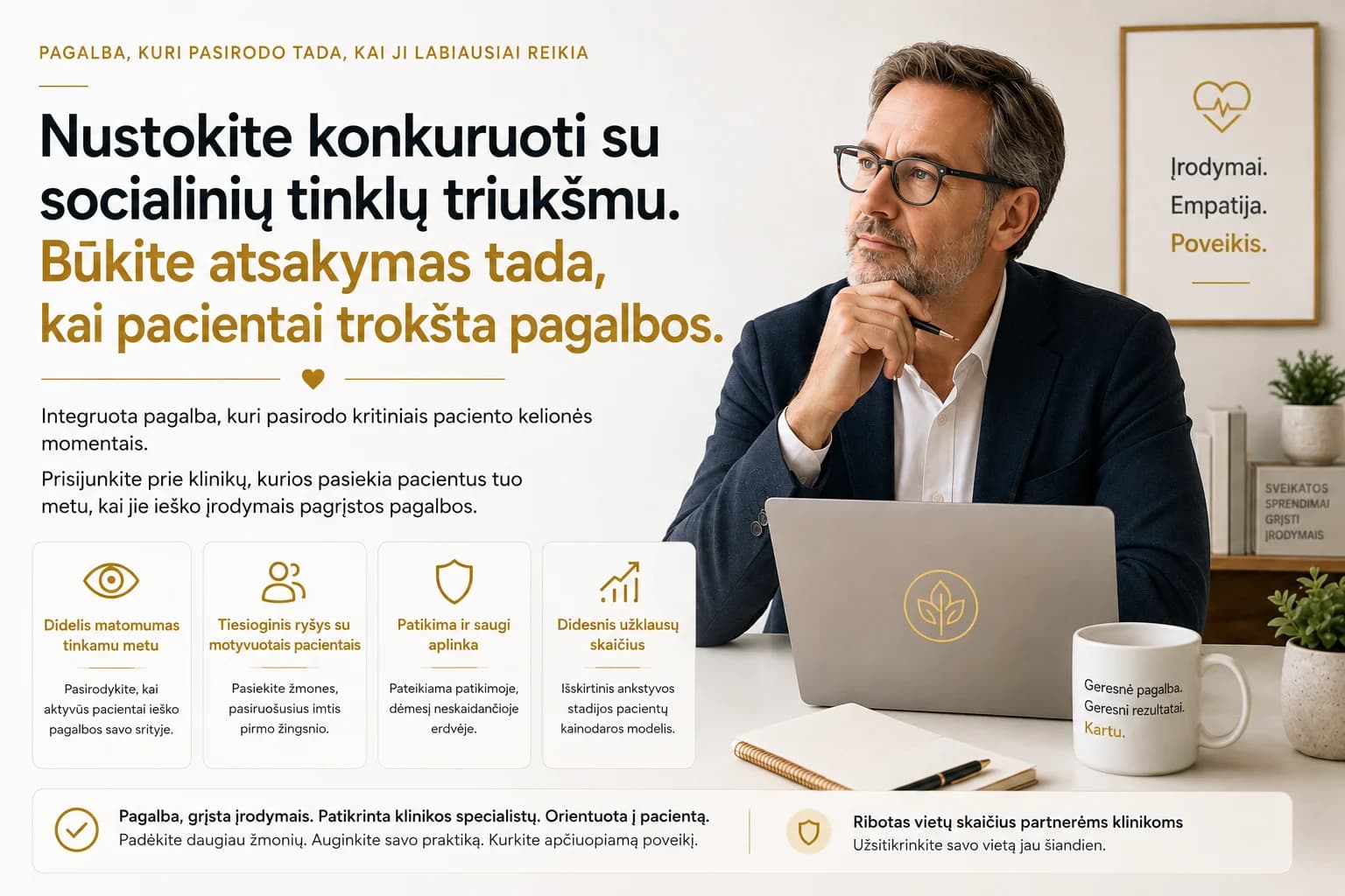 Klinikinio tinklo vizualizacija