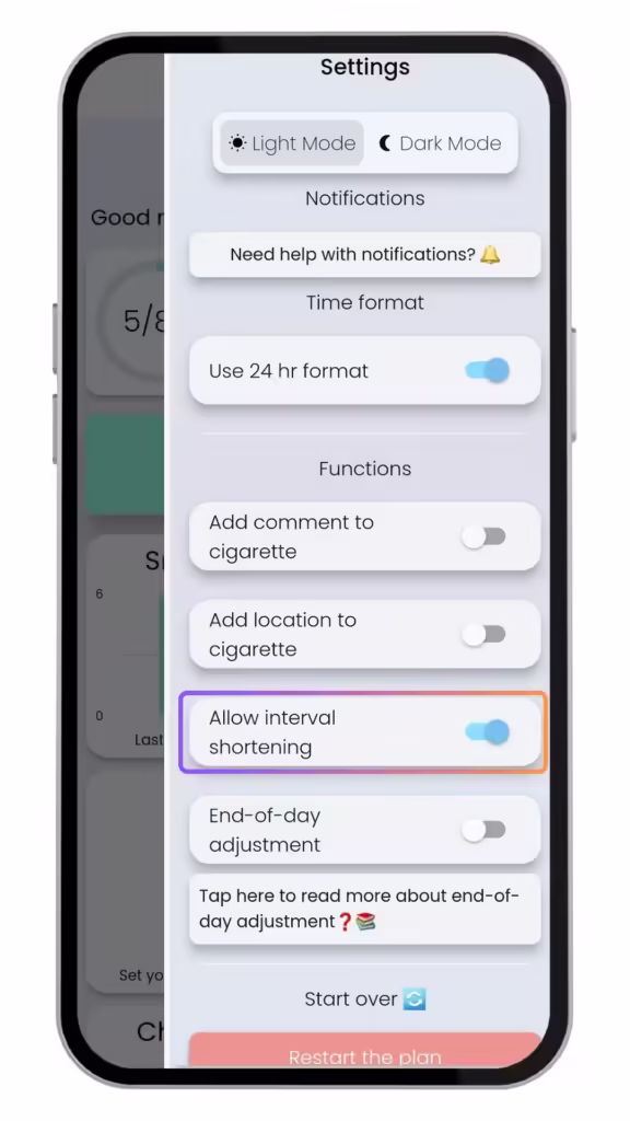 CraveLess.Me quit smoking app new feature